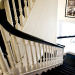 Staircase leading to our treatment rooms